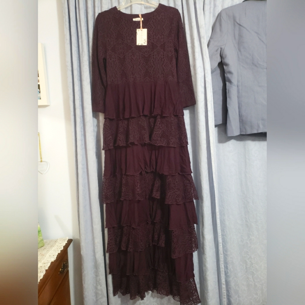 NWT Purple Size Medium Dainty Jewells Dress